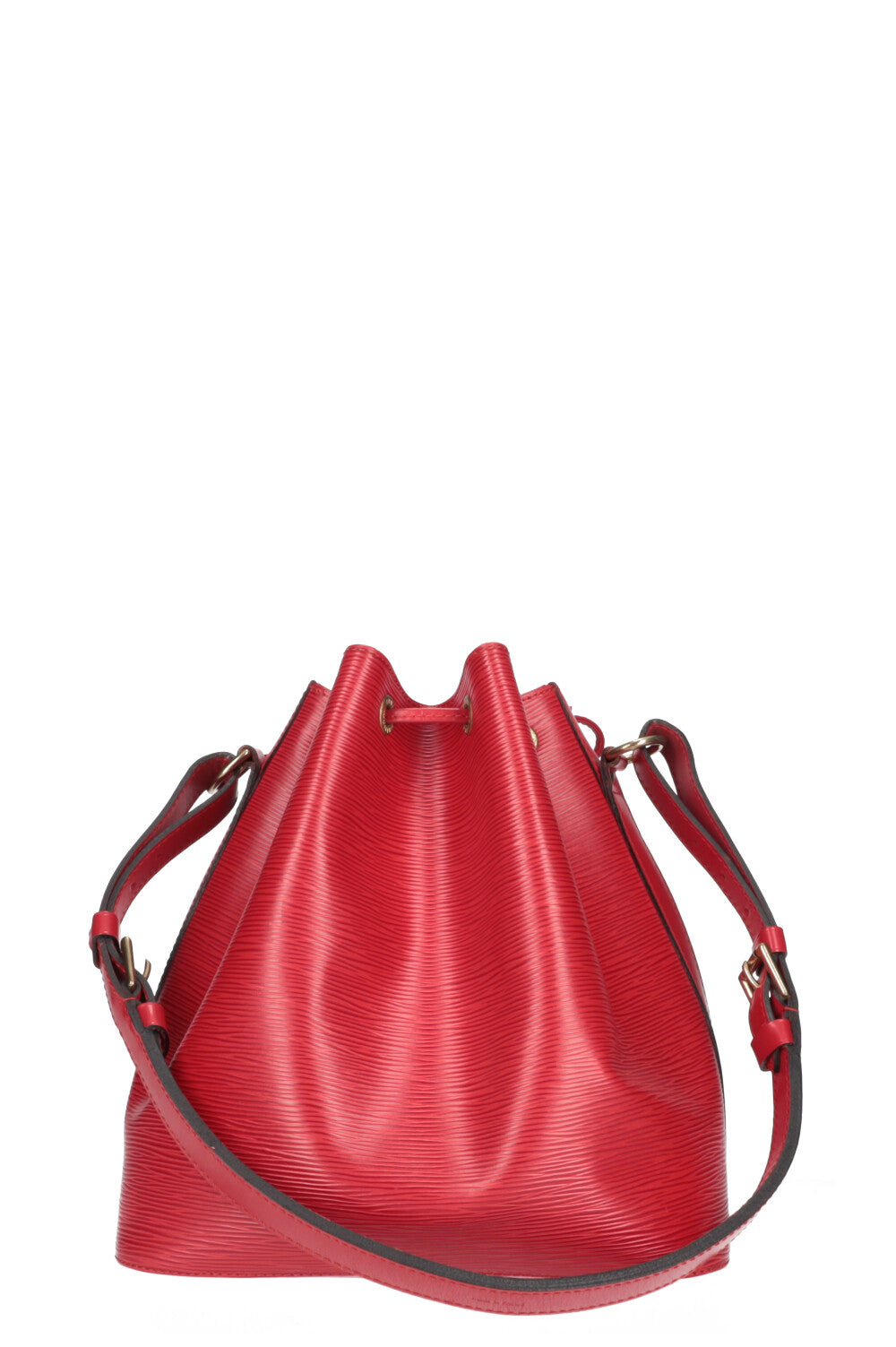 LOUIS VUITTON Petit Bag Noe Epi Red