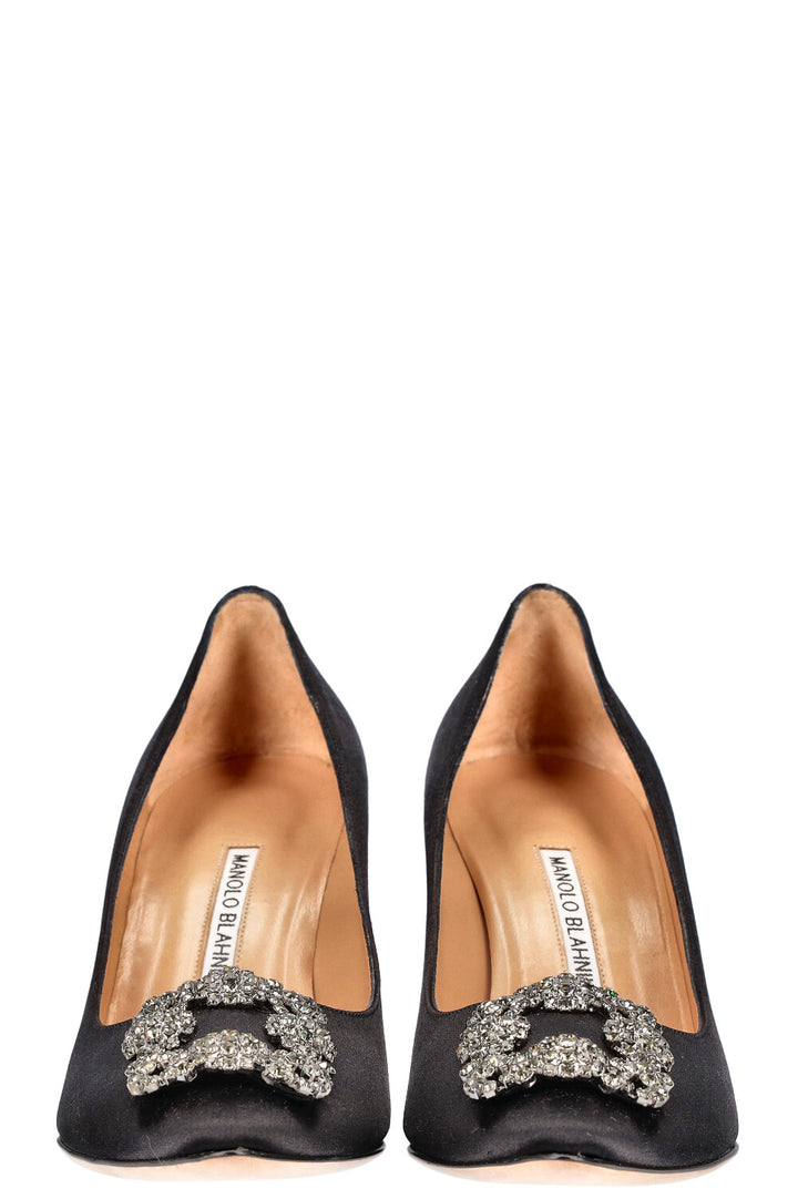 MANOLO BLAHNIK Hangisi Heels Black