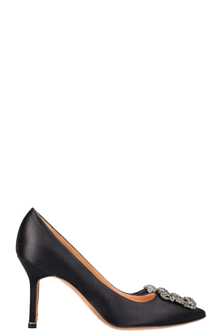 MANOLO BLAHNIK Hangisi Heels Black