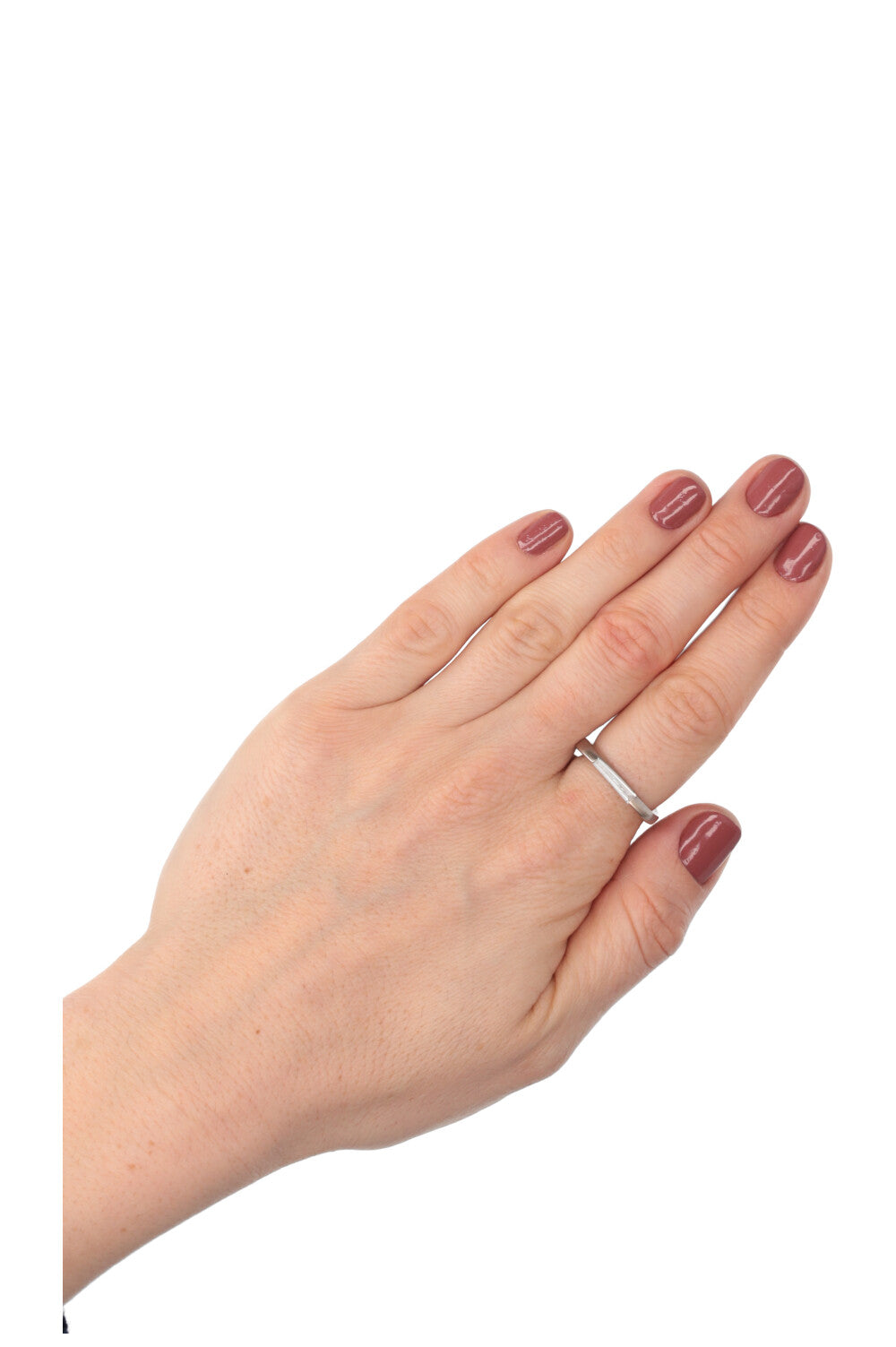 DOMEISEN Diamond Solitaire Baguette Ring