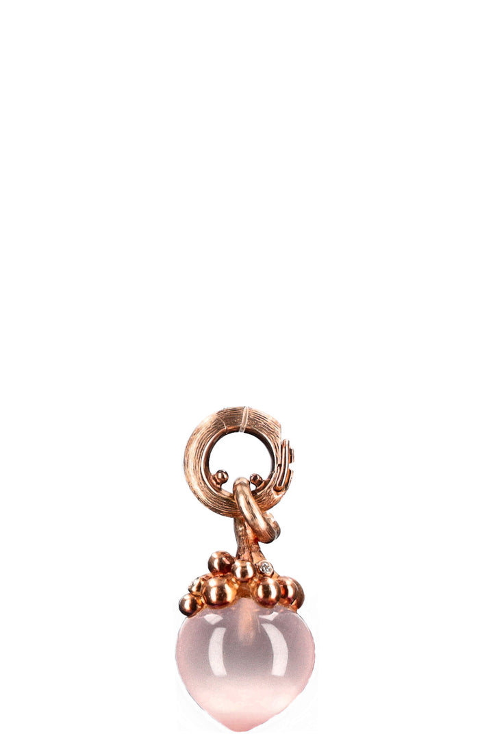 OLE LYNGGAARD Sweet Drop Charm Rose Quarz