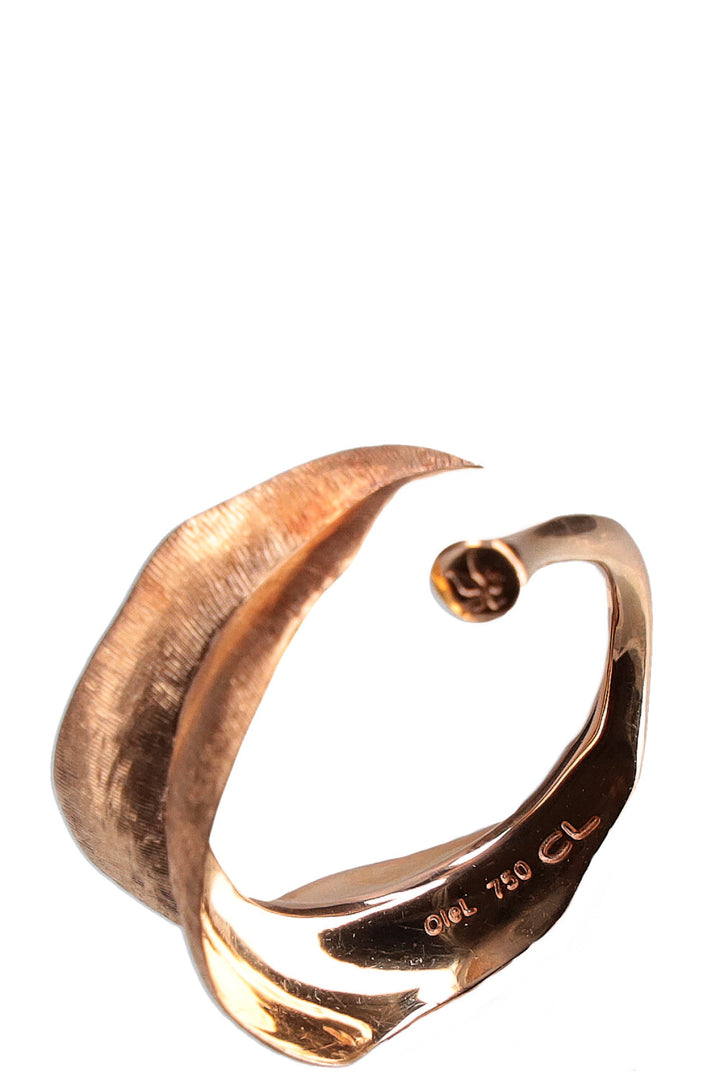 OLE LYNGGAARD Leaves Ring 18k Rose Gold