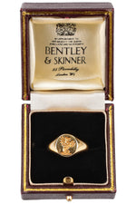 BENTLEY & SKINNER Ring Signet Gold