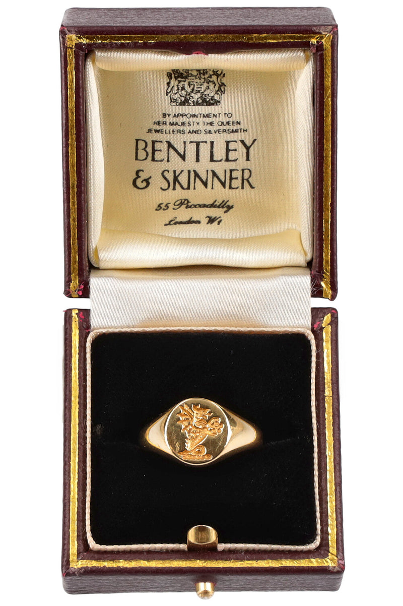 BENTLEY & SKINNER Ring Signet Gold