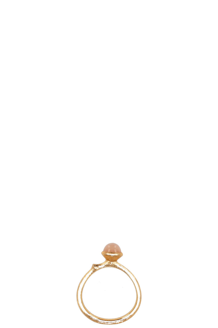 OLE LYNGAARD Ring 'Lotus 0' Moonstone