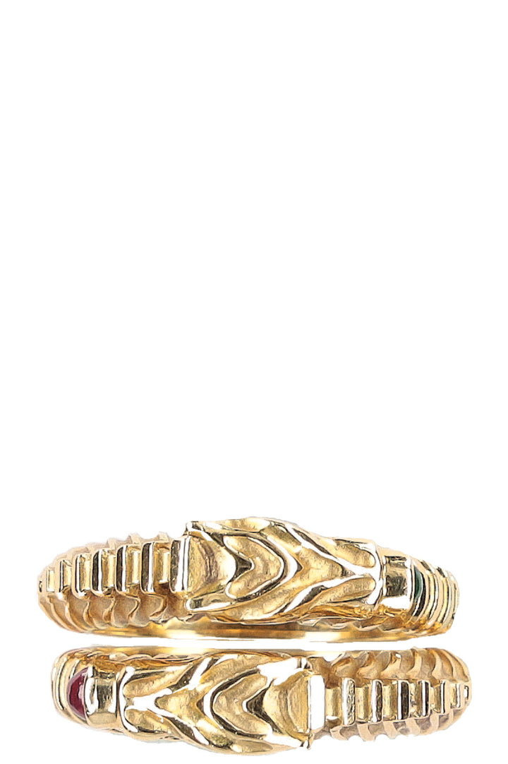 JUDITH LEIBER Ruby Emerald Zebra Rings