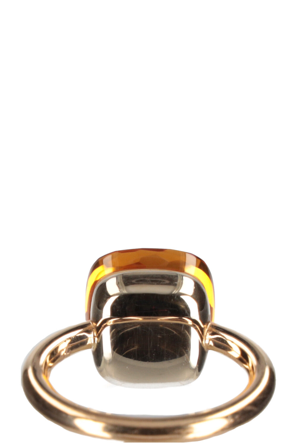 POMELLATO Nudo Ring Gold and Citrin