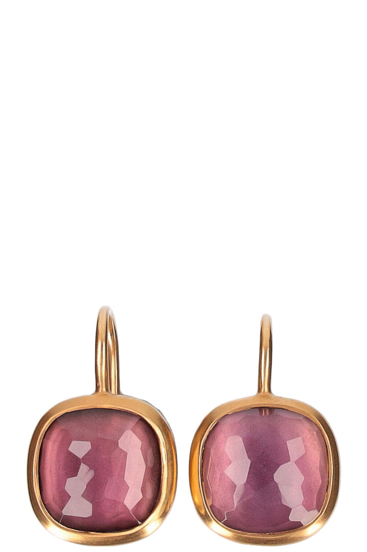 POMELATTO Earrings Gold Amethyst