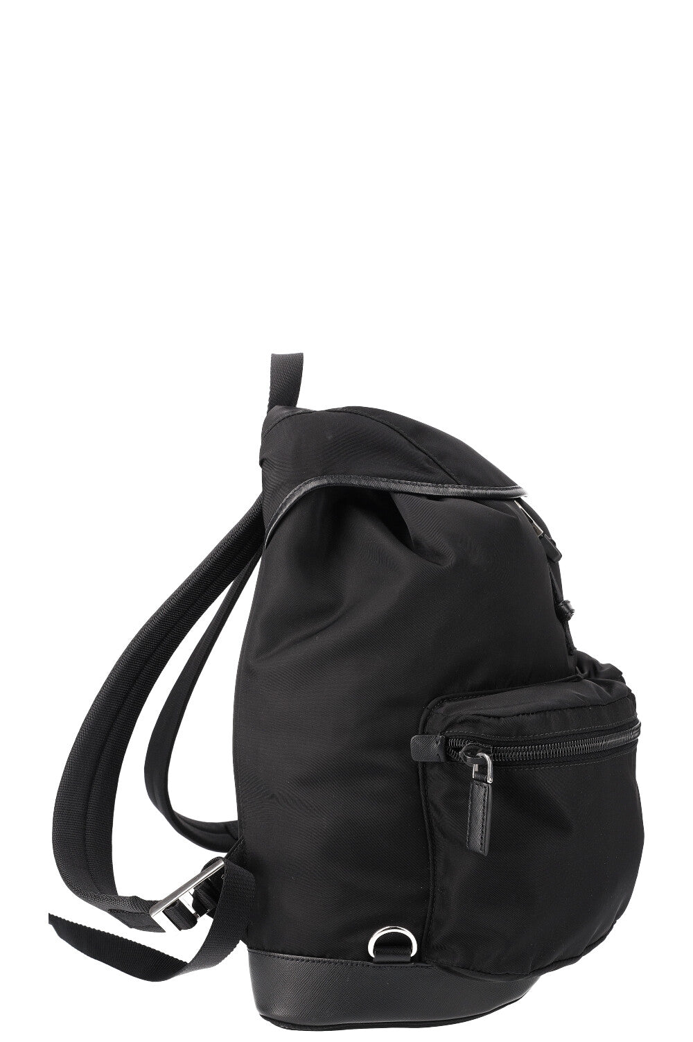 PRADA  Backpack Nylon Black with Silver