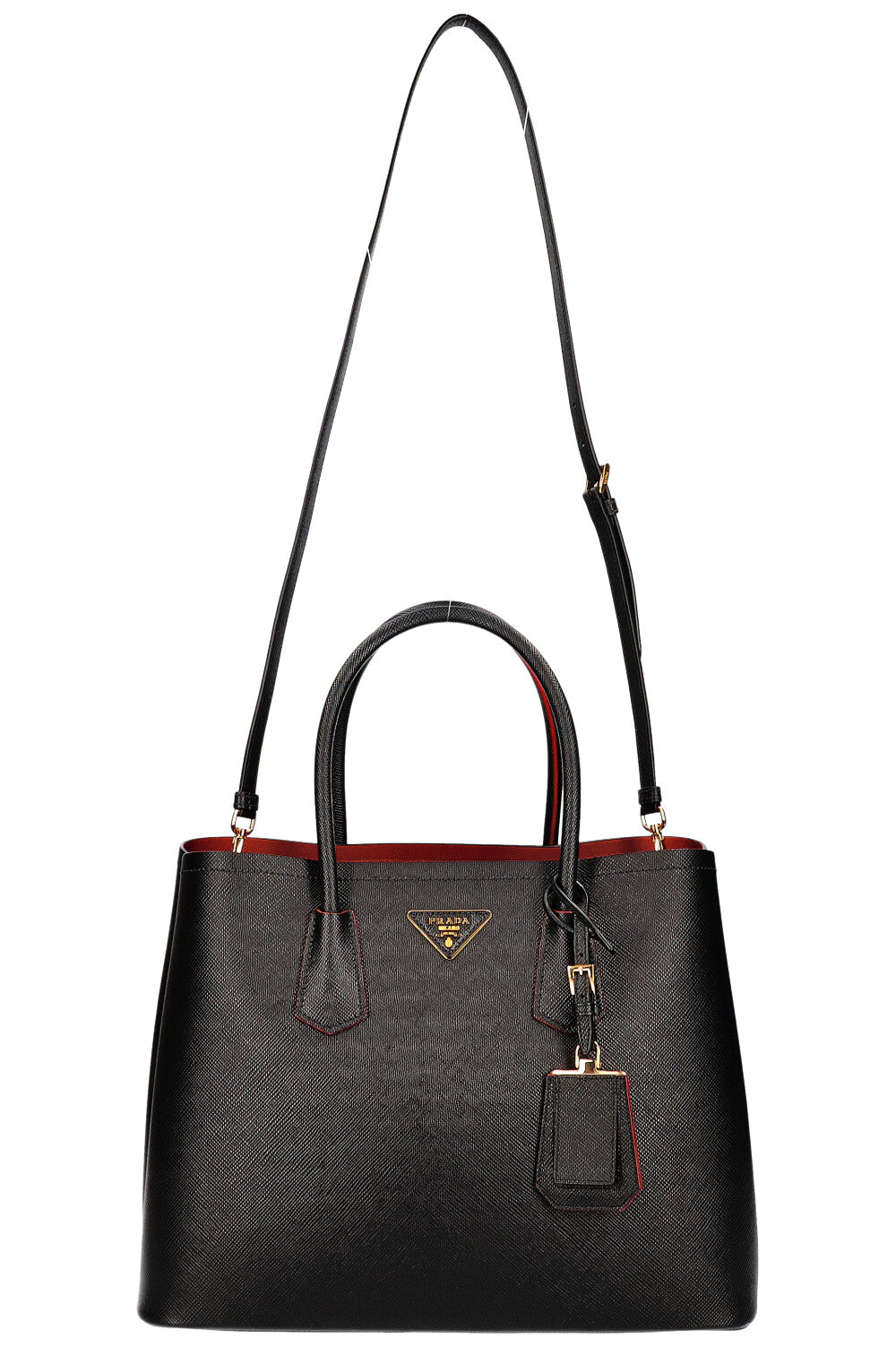 PRADA Saffiano Double Bag Medium