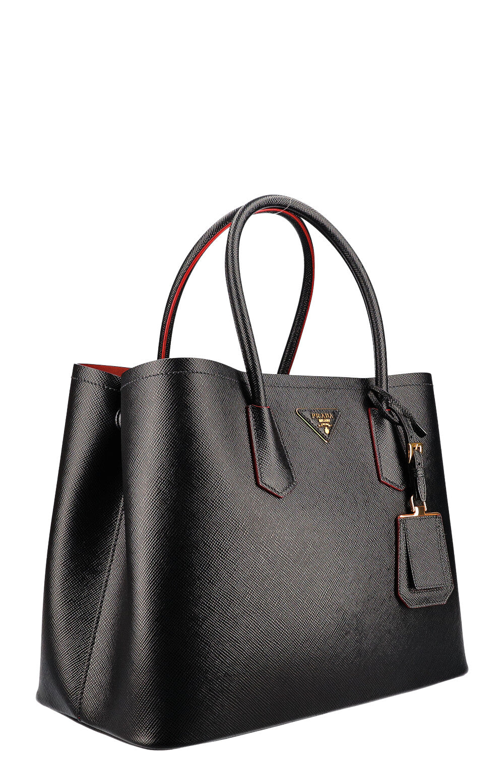 Prada double bag black online