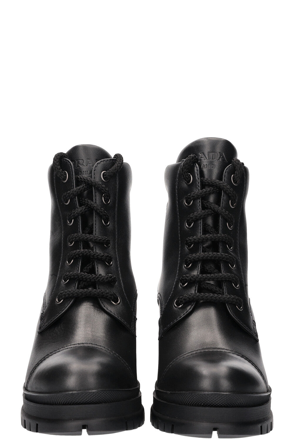 PRADA Combat Boots Black REAWAKE