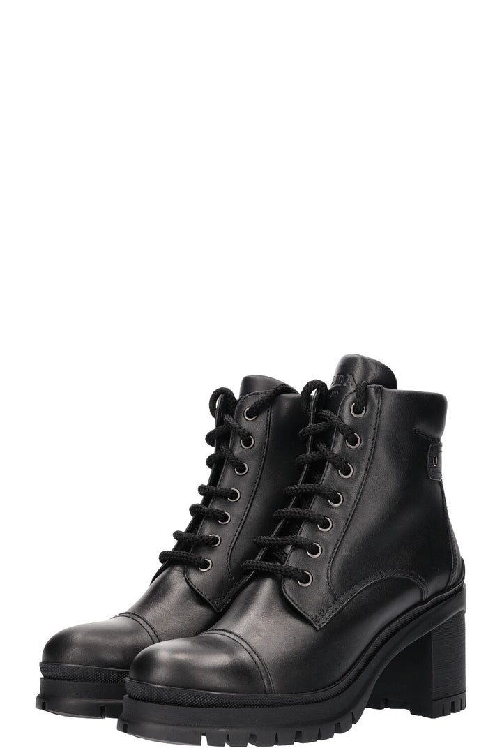 PRADA Combat Boots Black