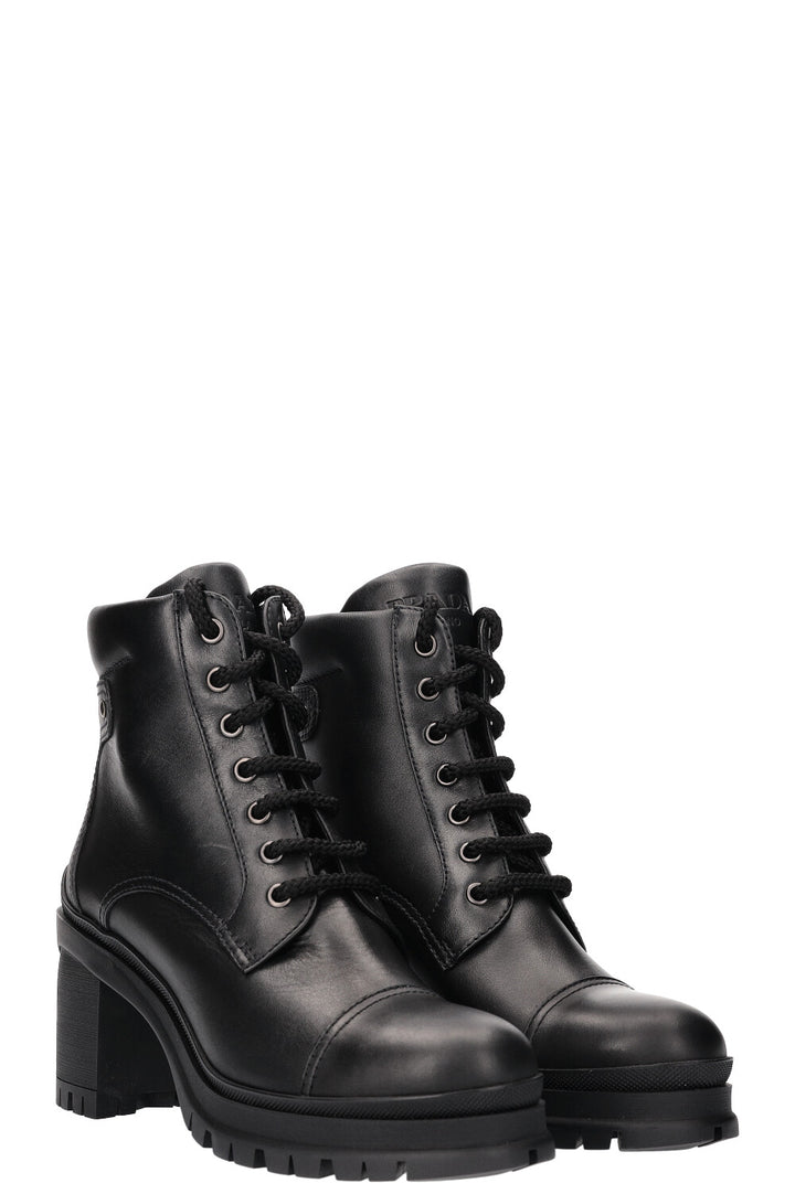 PRADA Combat Boots Black