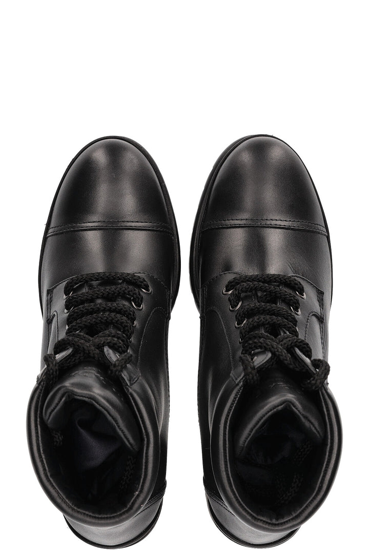 PRADA Combat Boots Black