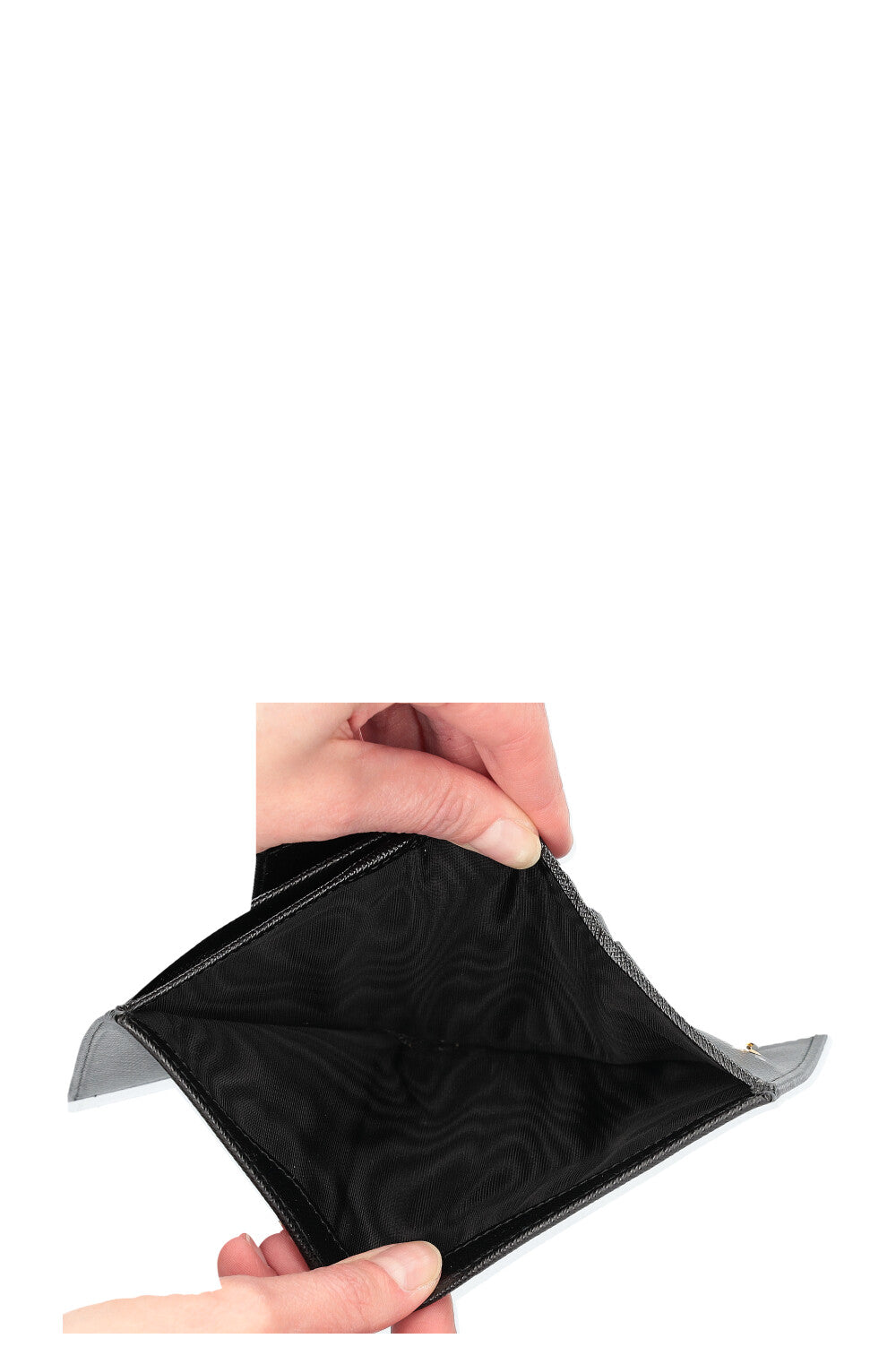 PRADA Wallet Small Saffiano Black REAWAKE
