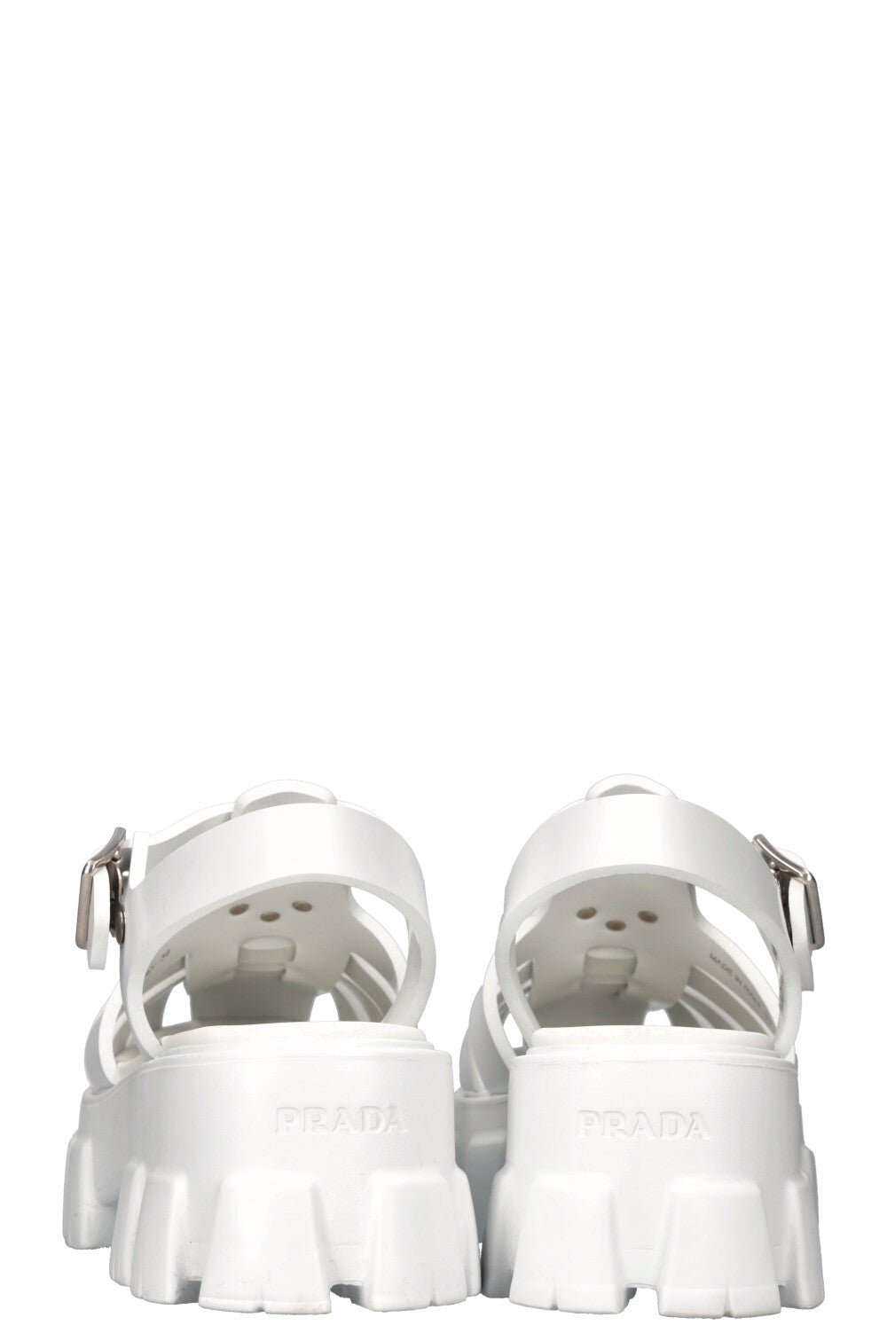 PRADA Foam Rubber Sandals White