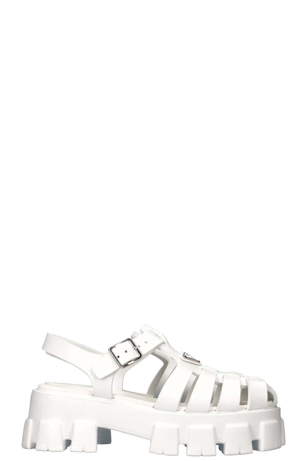 PRADA Foam Rubber Sandals White