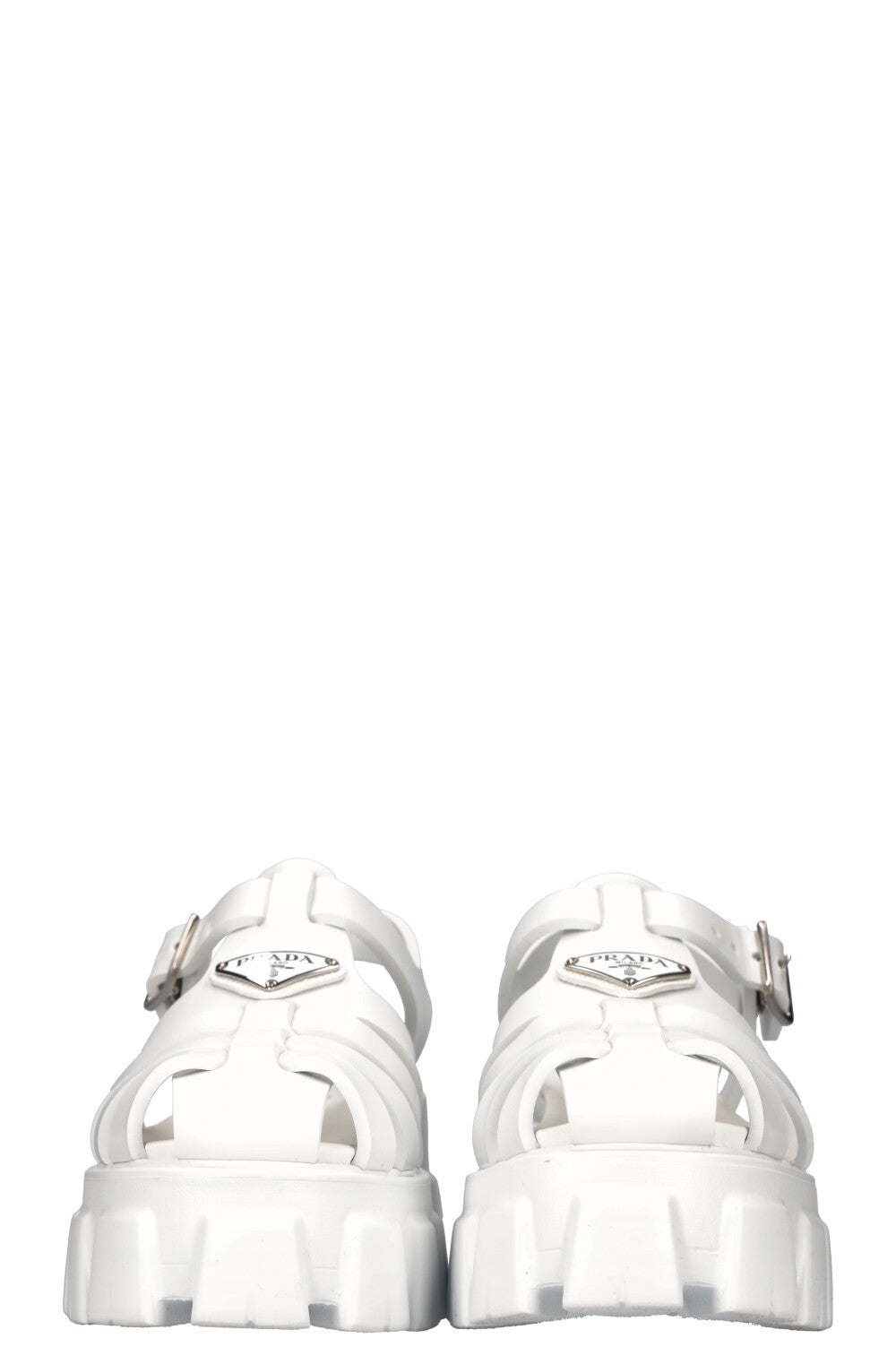 PRADA Foam Rubber Sandals White – REAWAKE
