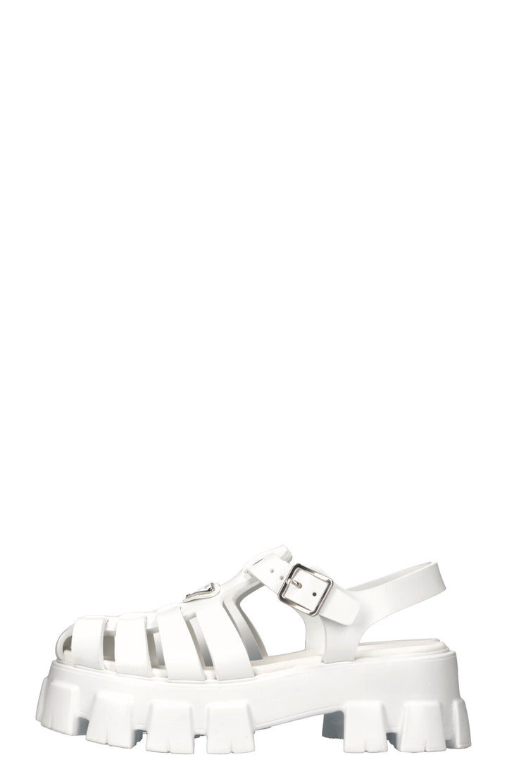 PRADA Foam Rubber Sandals White