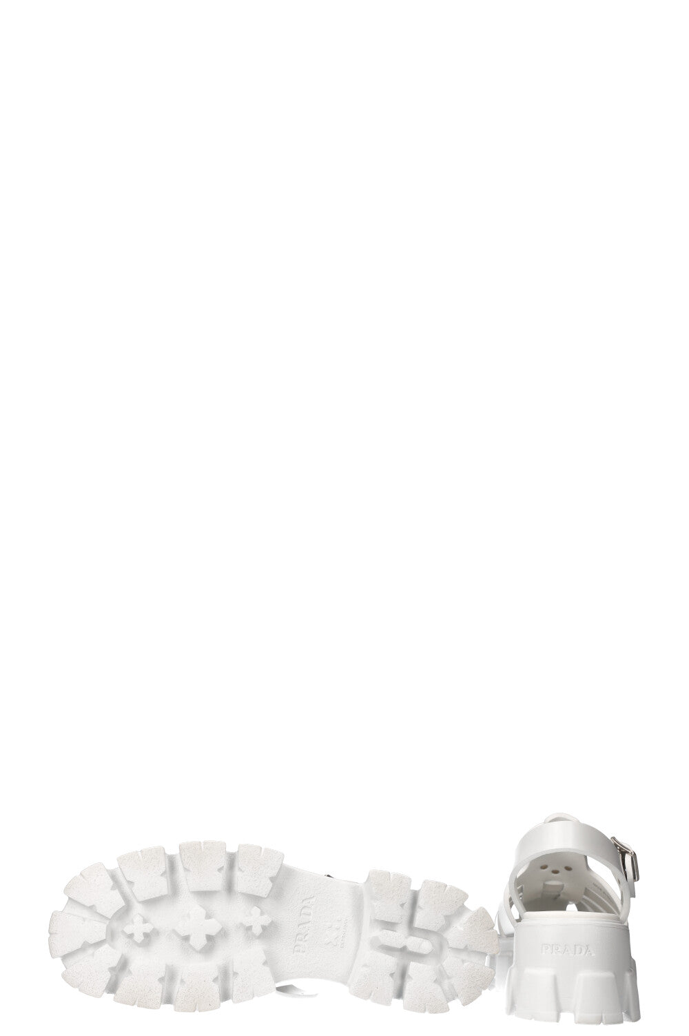 PRADA Foam Rubber Sandals White – REAWAKE