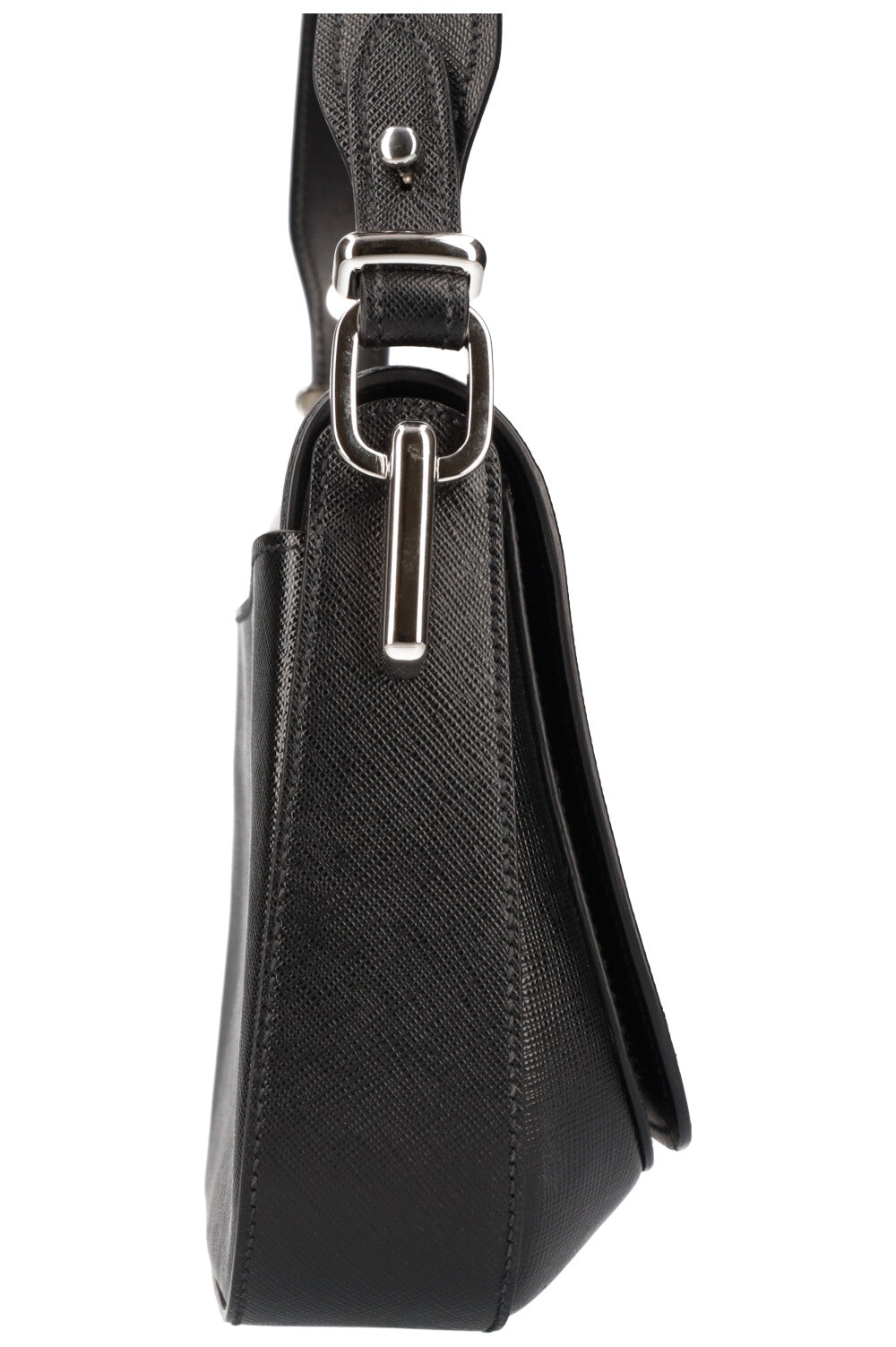 PRADA Sac Bandouli re avec Pochette Saffiano Noir