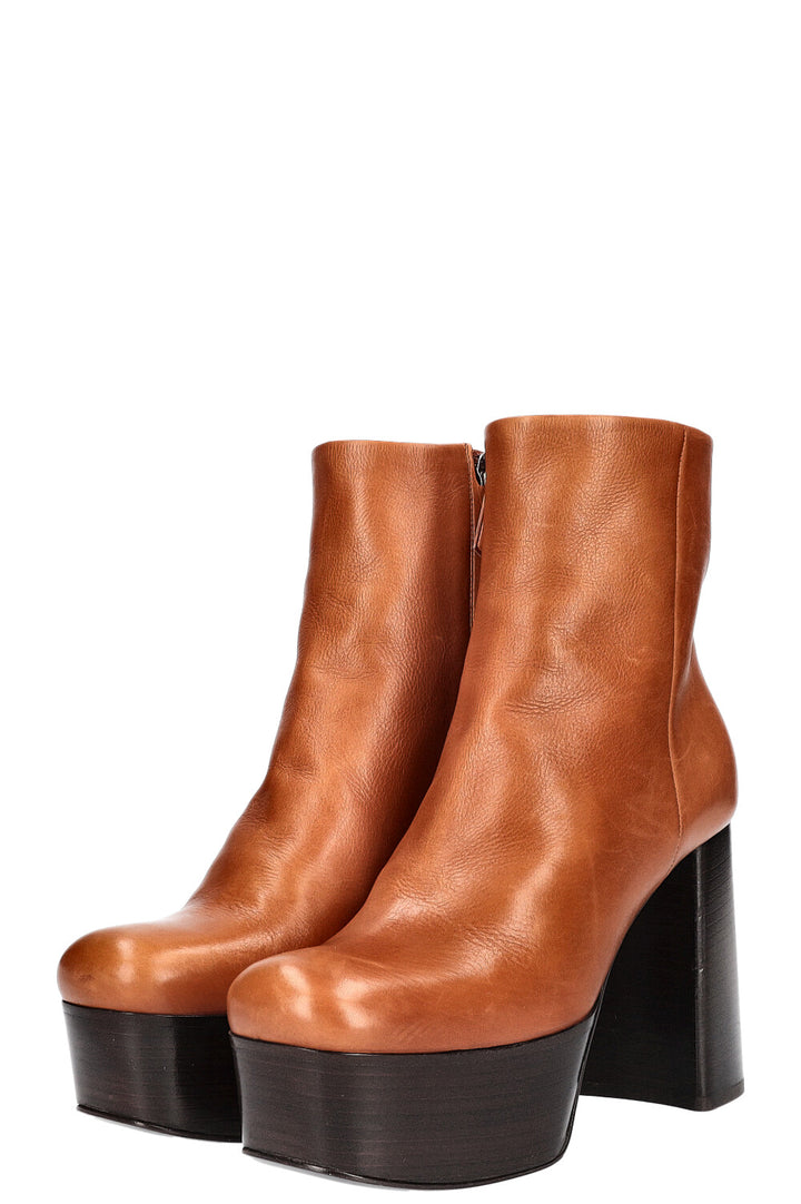 PRADA Boots Cognac