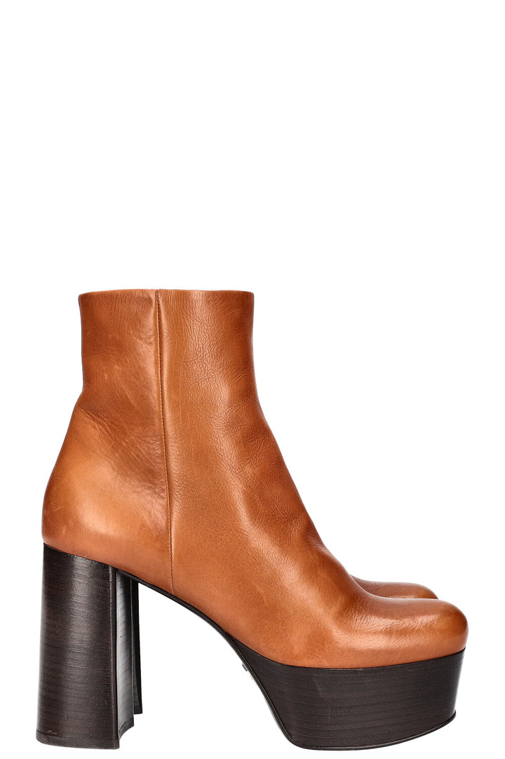 PRADA Boots Cognac