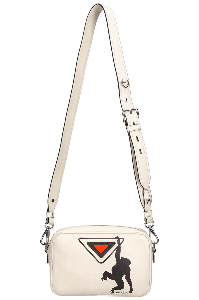 PRADA Camera Bag White REAWAKE