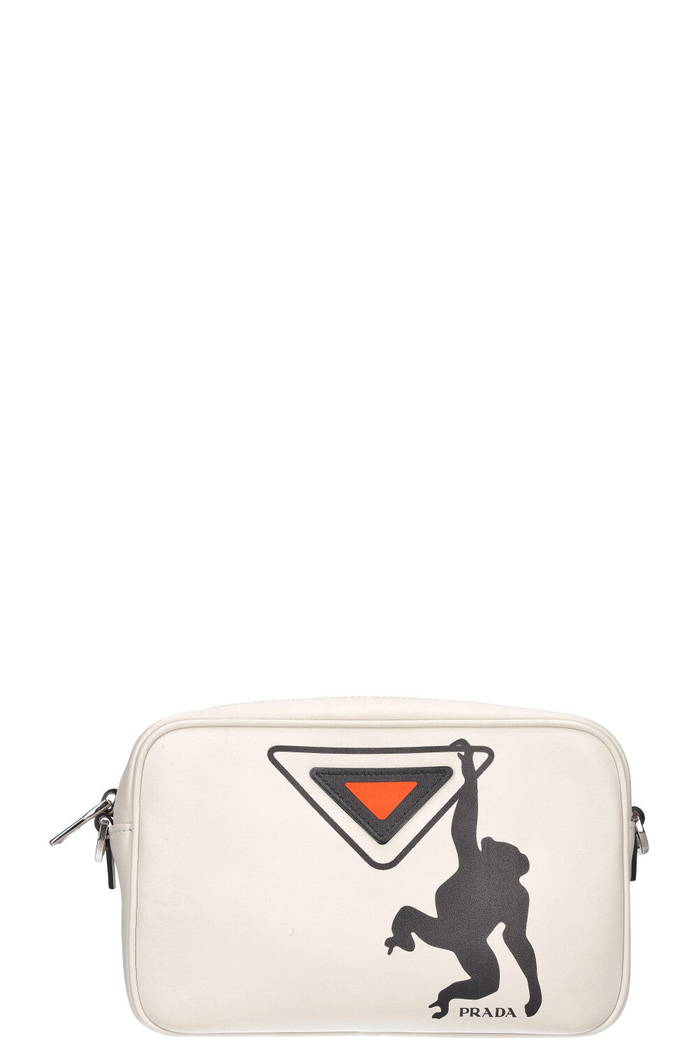 Prada logo camera bag on sale