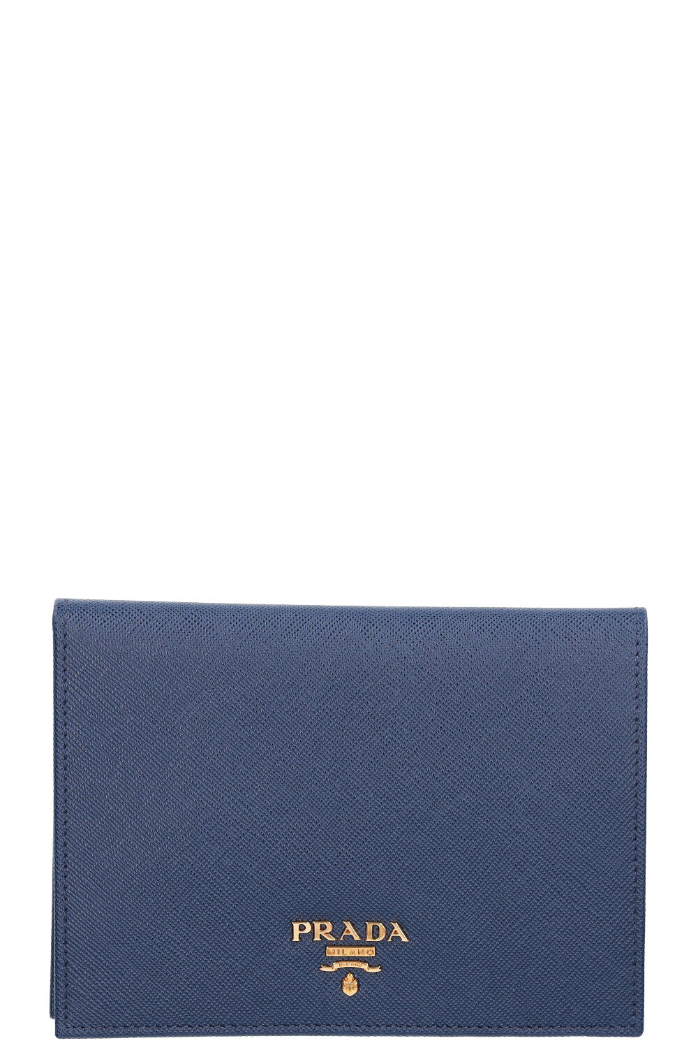 Prada Saffiano Wallet Blue