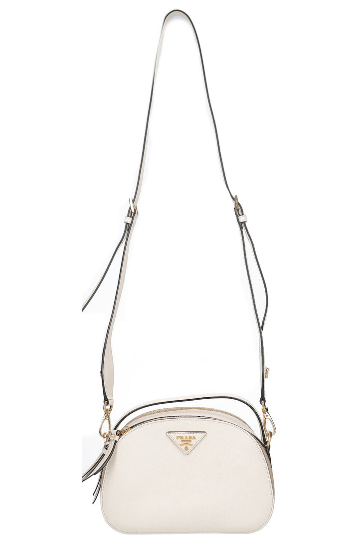 PRADA Odette Bag Saffiano White