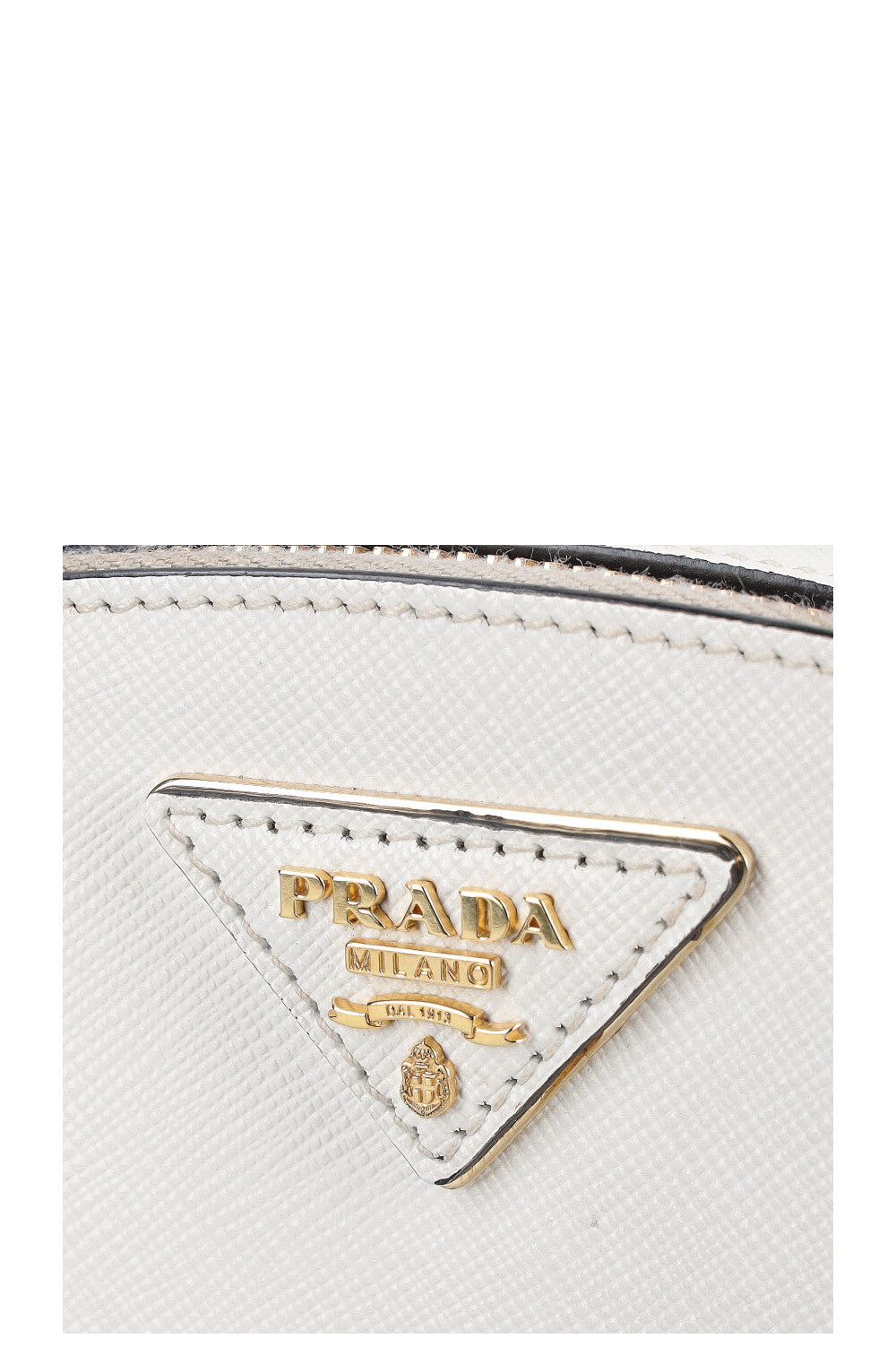 PRADA Sac Odette Saffiano Blanc