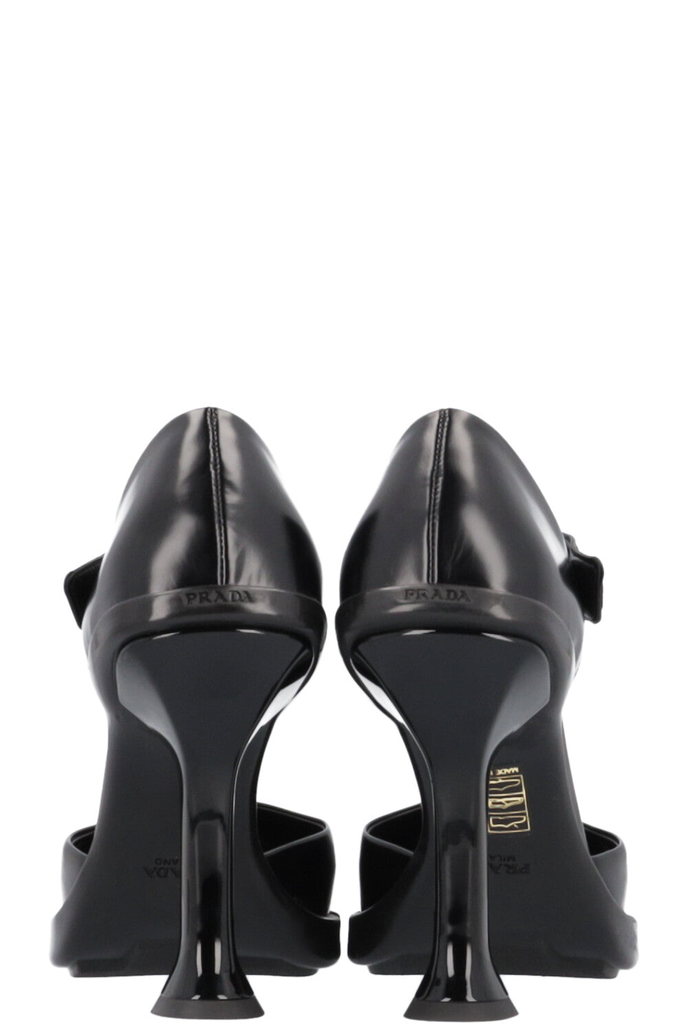PRADA Mary Jane Heels Black REAWAKE