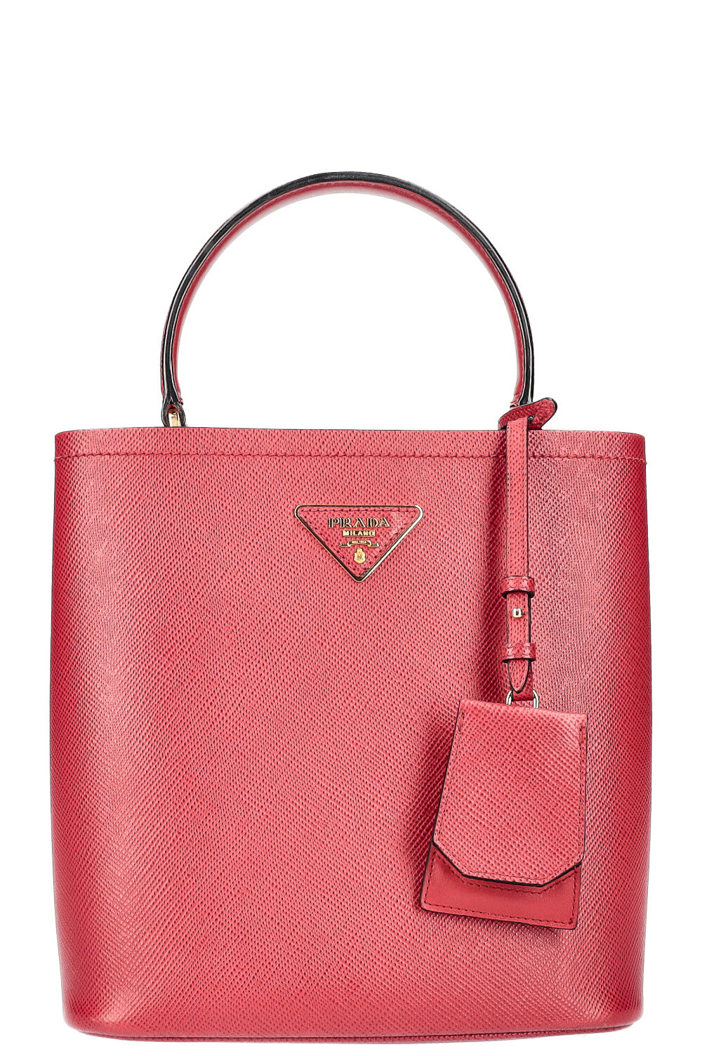 PRADA Panier Bag Saffiano Red REAWAKE