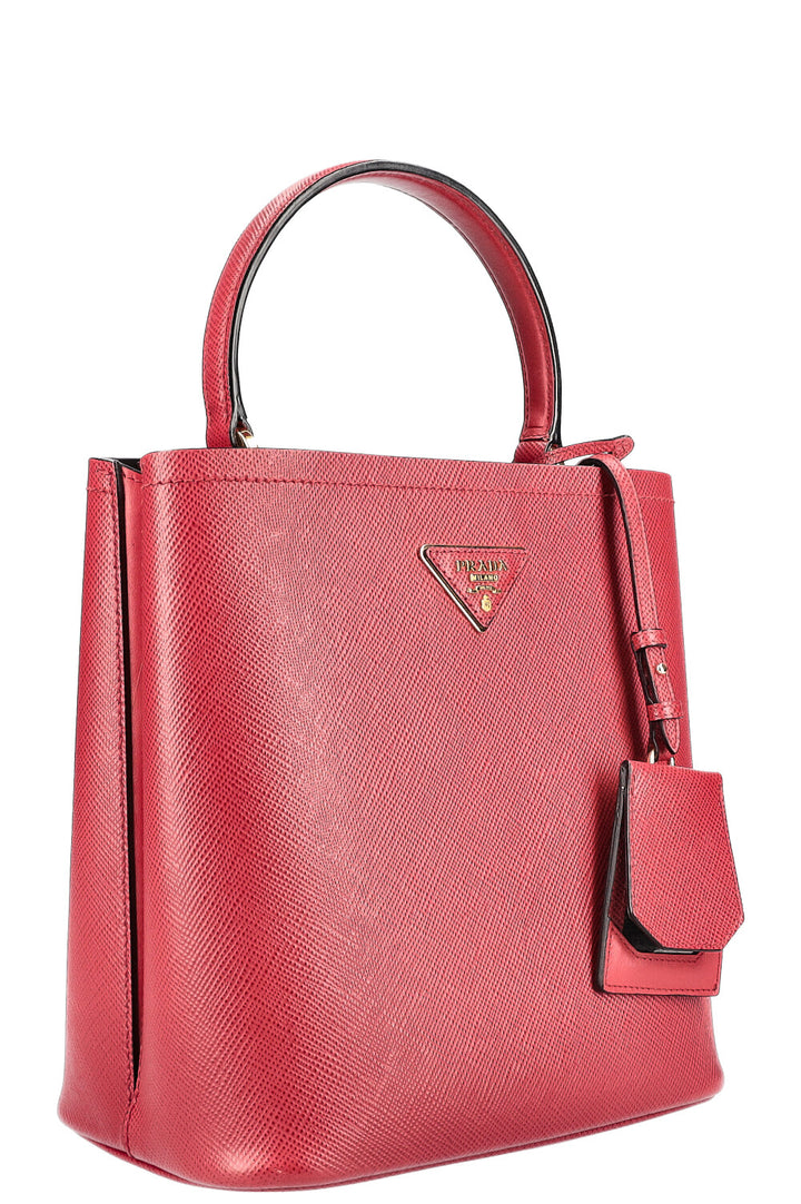 PRADA Panier Bag Saffiano Red