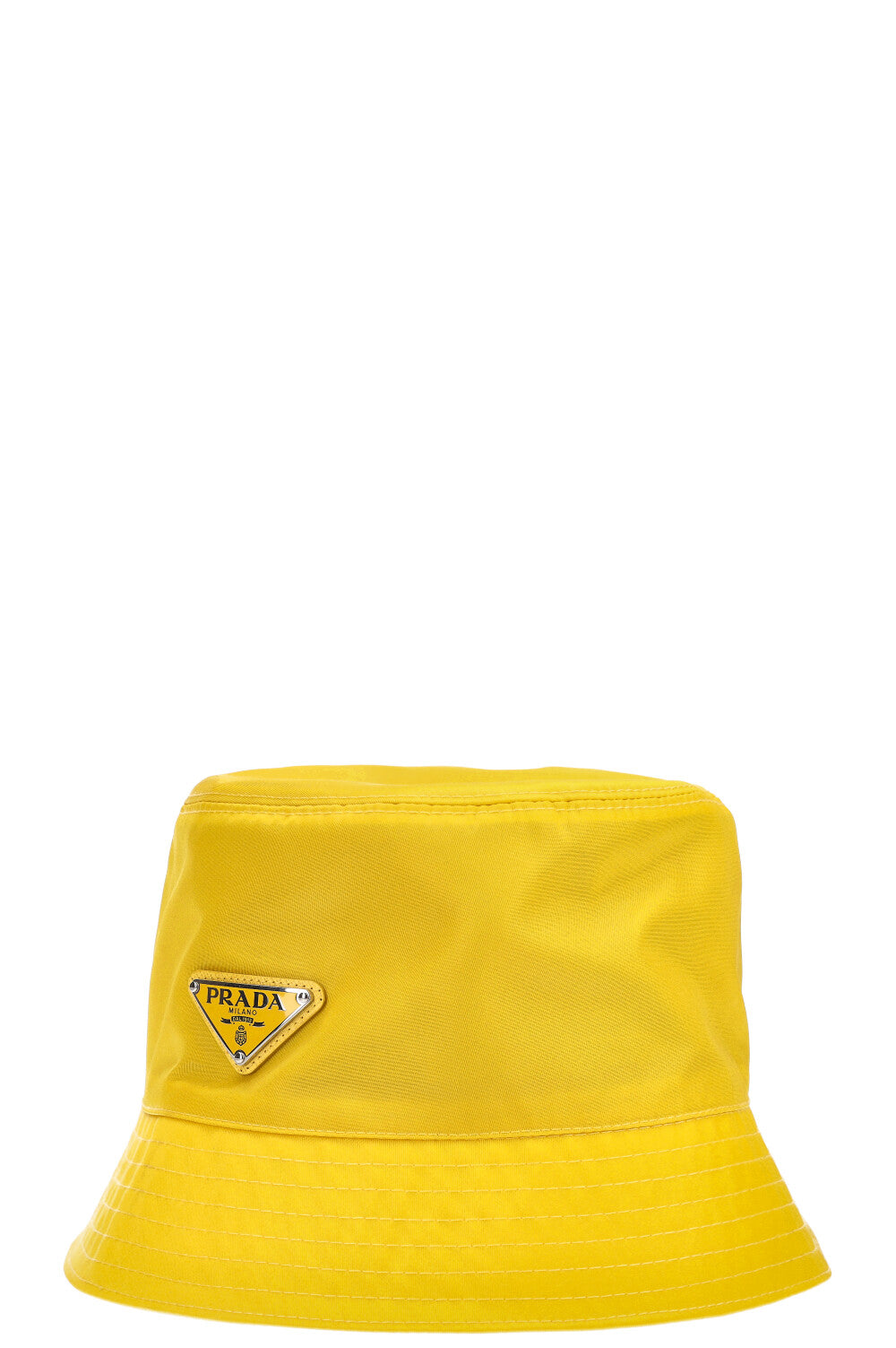 PRADA Re Nylon Bucket Hat Yellow REAWAKE