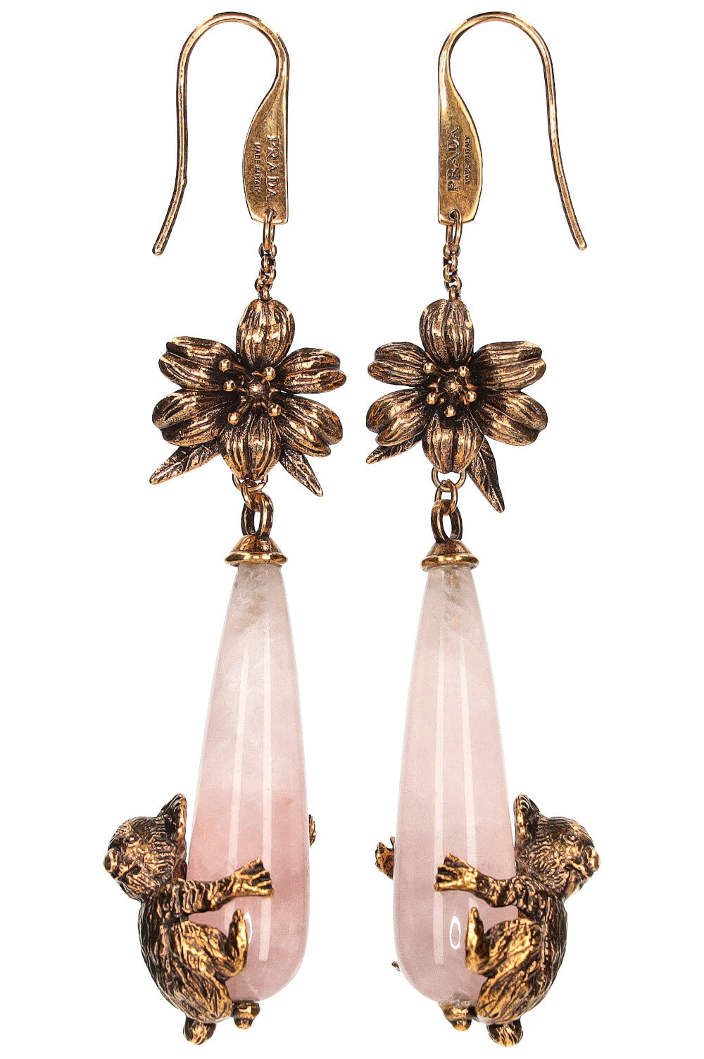 PRADA Earrings Rose Quartz