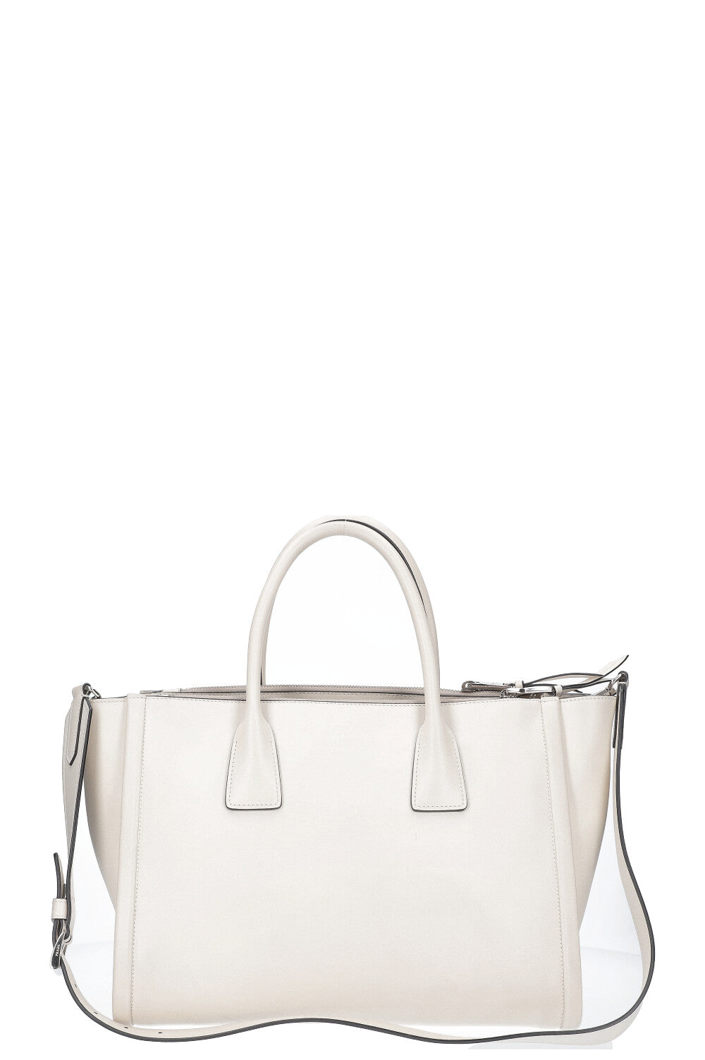 PRADA Concept Tote Bag White