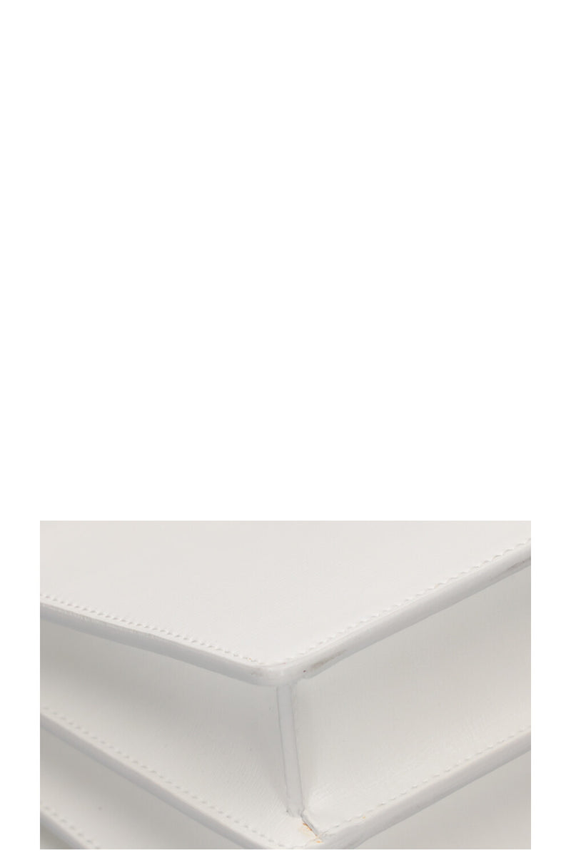 SAINT LAURENT Medium Sunset Bag White