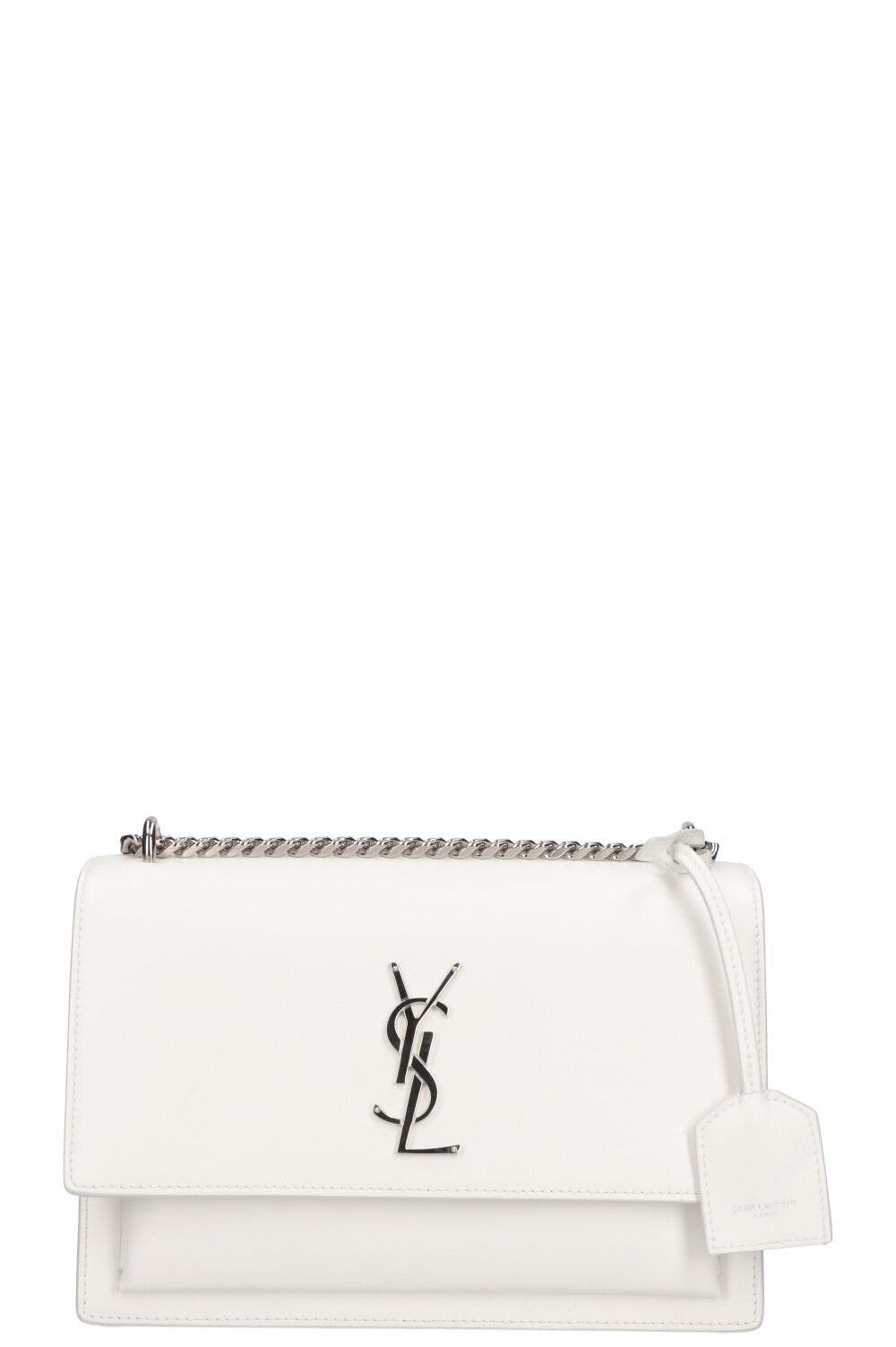 SAINT LAURENT Medium Sunset Bag White