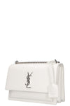 SAINT LAURENT Medium Sunset Bag White