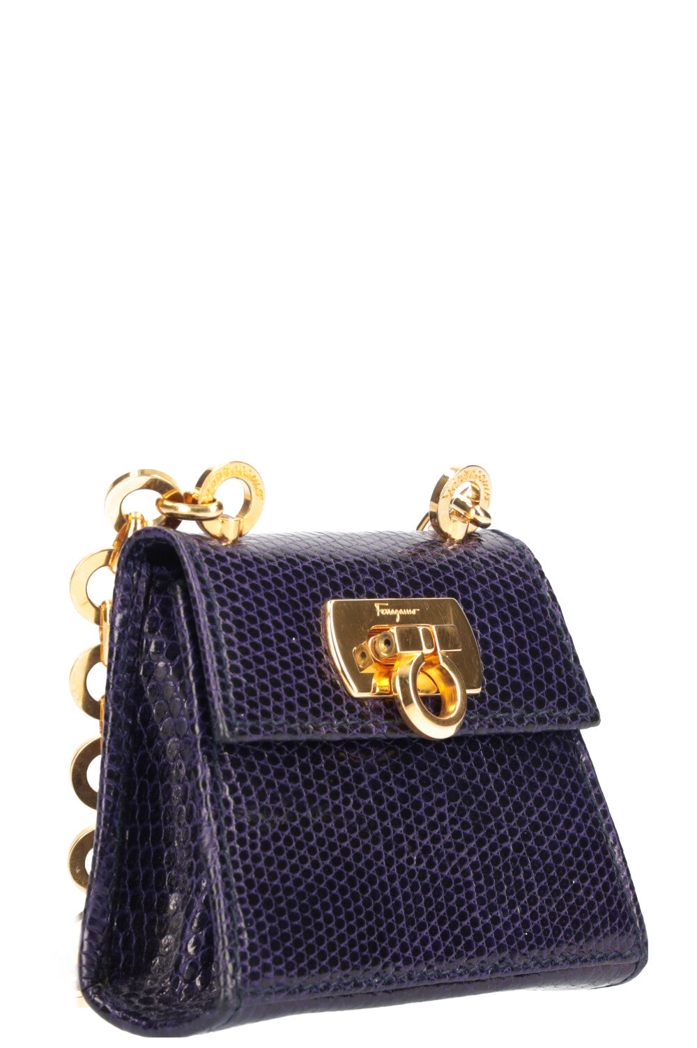 SALVATORE FERRAGAMO Gancini Bag Mini Purple