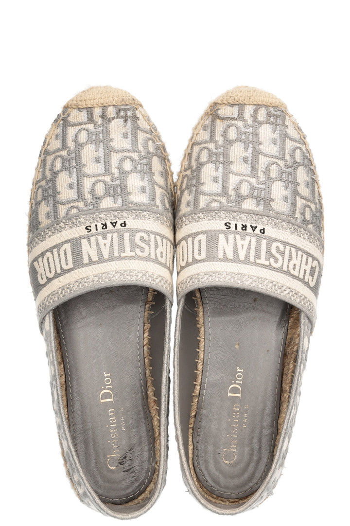 CHRISTIAN DIOR Espadrille Olique Grey