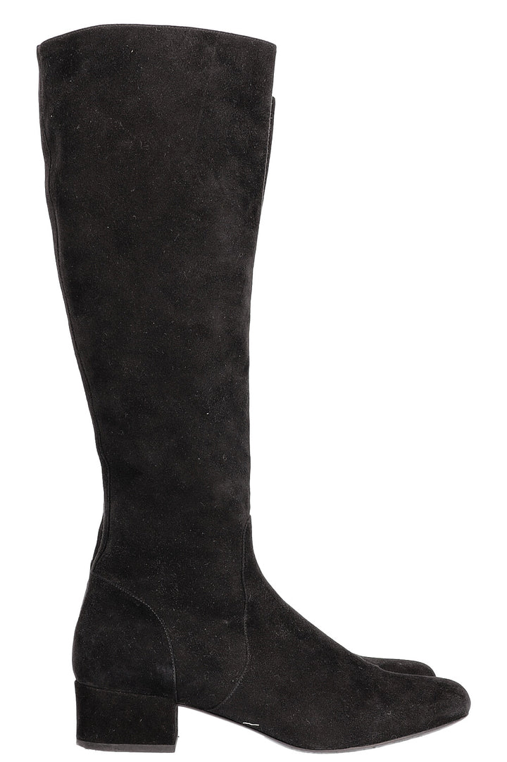 SAINT LAURENT Boots Suede Black