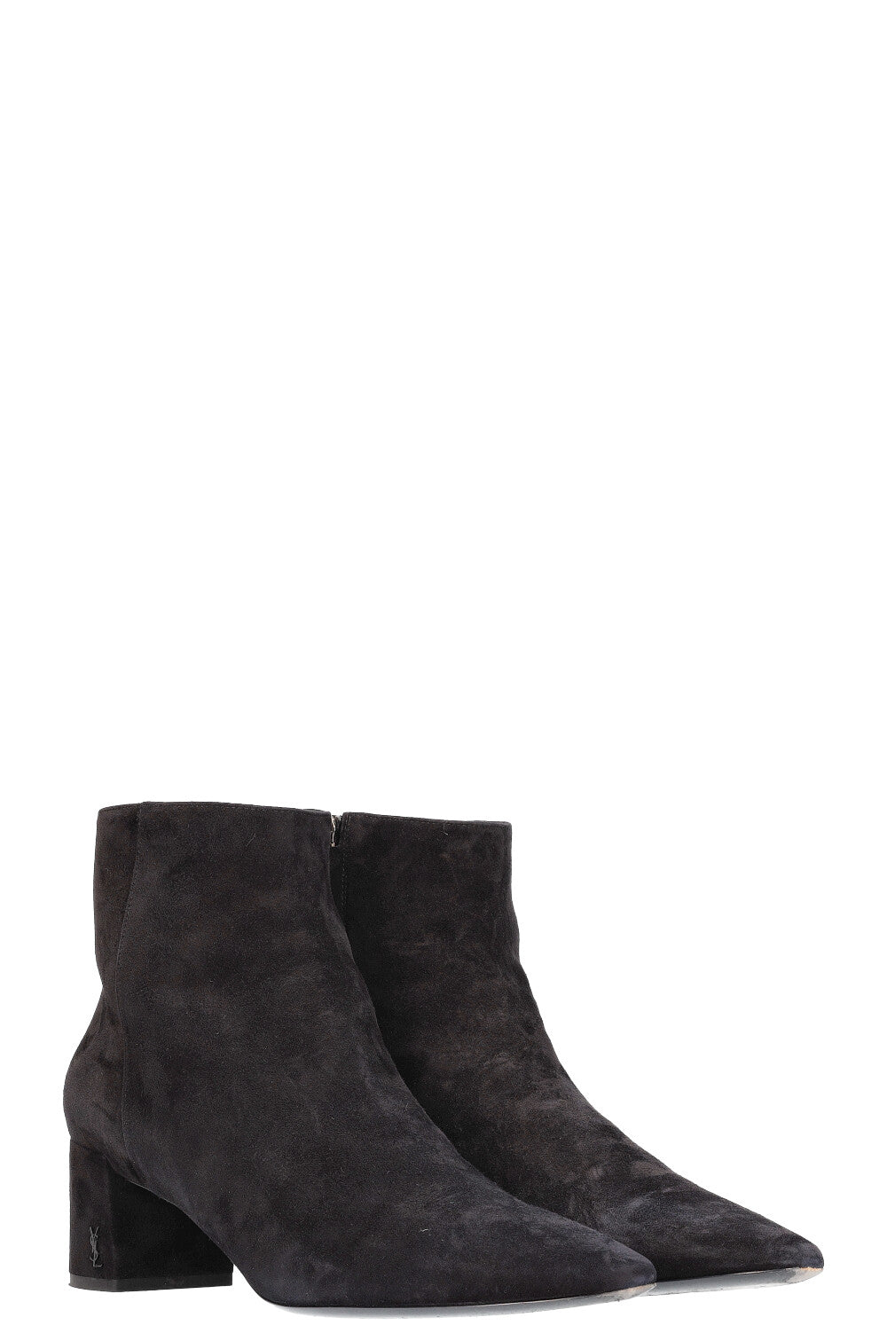 Saint Laurent Lou Boots Suede Black