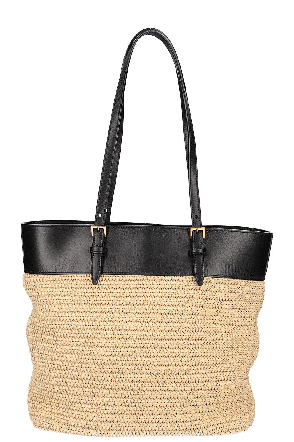 SAINT LAURENT raffia bag