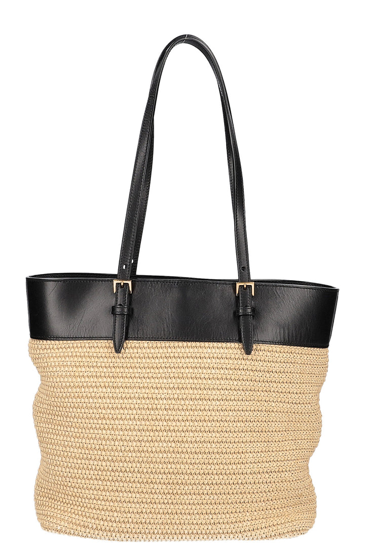 Sac en raphia SAINT LAURENT