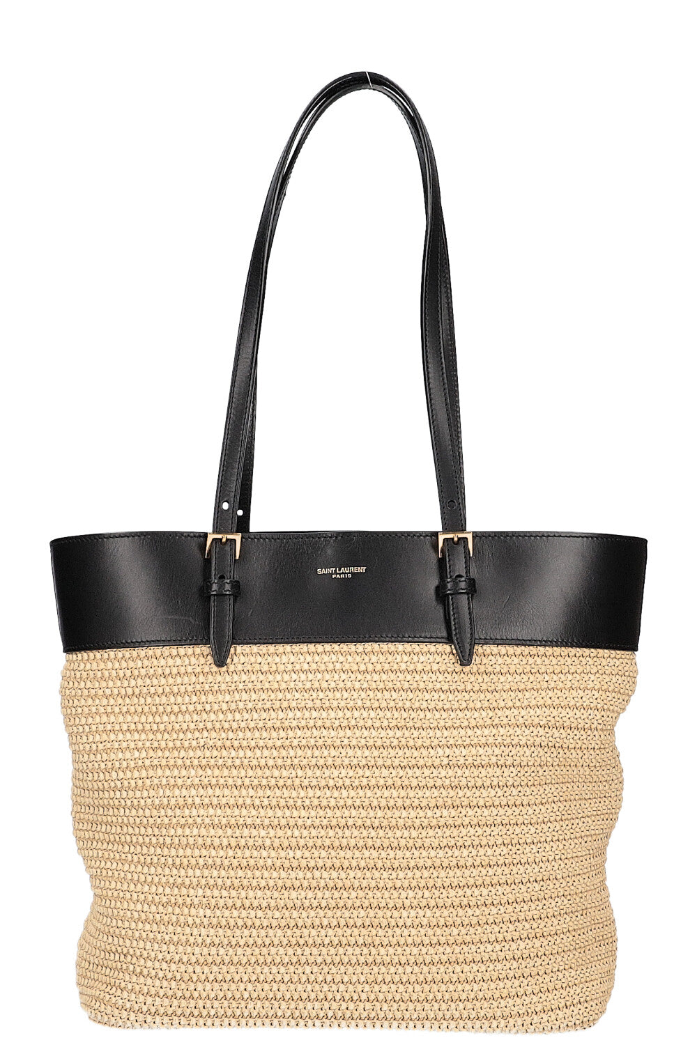 Sac en raphia SAINT LAURENT