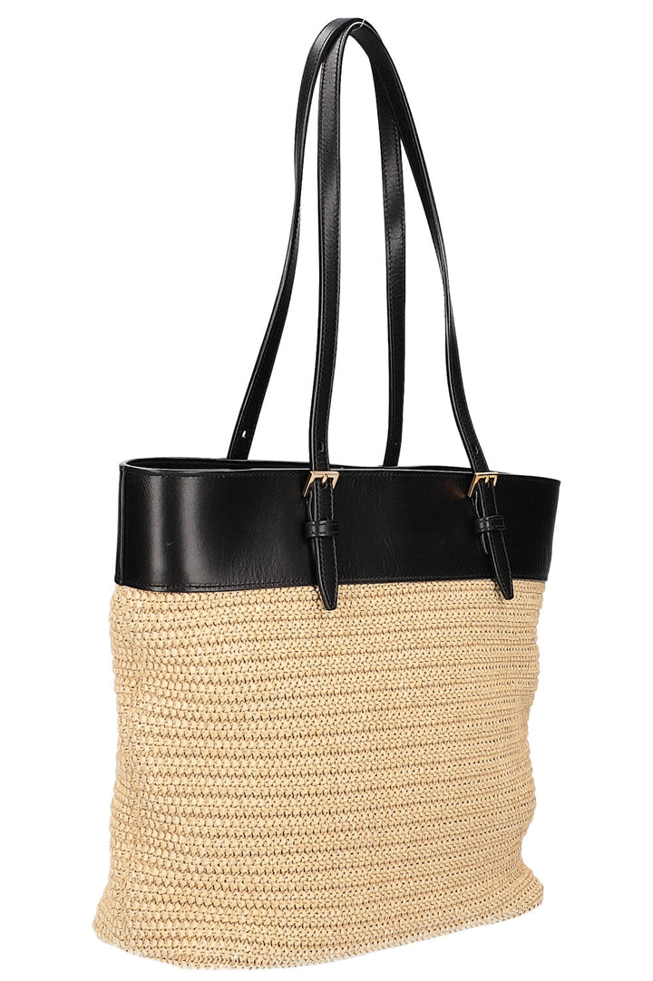 SAINT LAURENT raffia bag